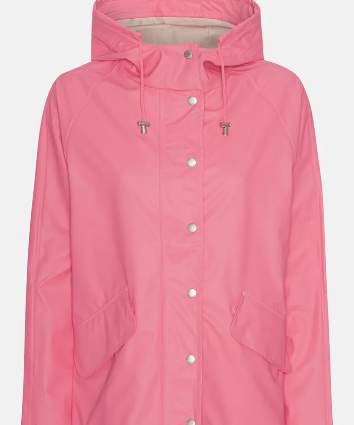 Rain Jacket 8211 Pink Lemonade Rainwear Ilse Jacobsen Raincoats