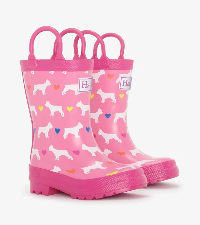 Rainwear Baby and Toddler Hatley Toddler Girls French Bulldogs Rain Boots