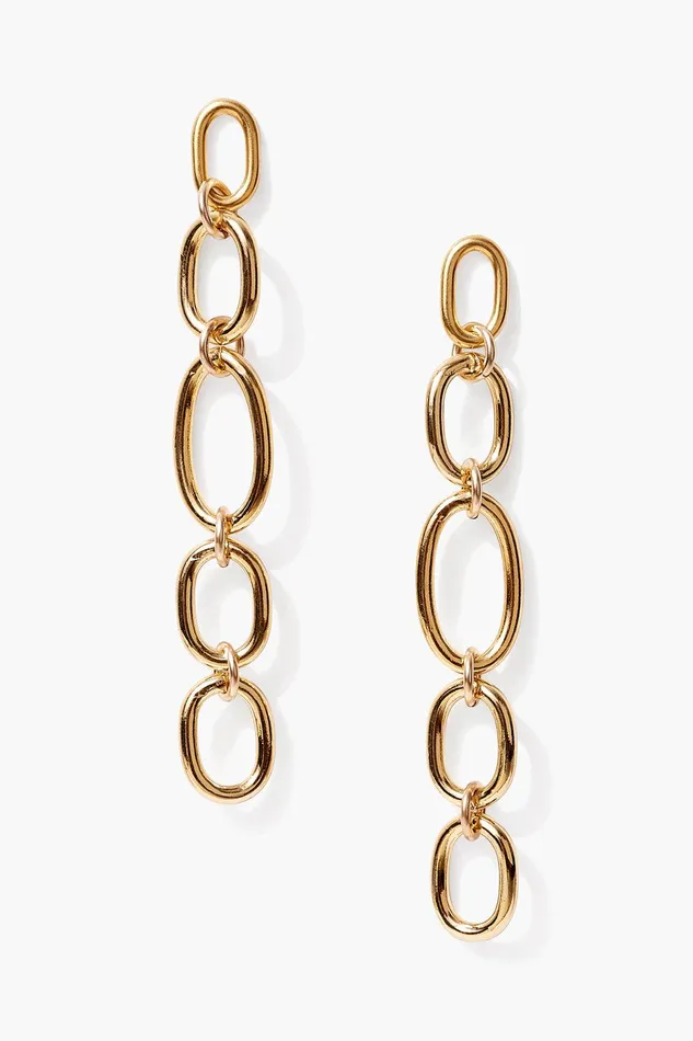 Ravello Chain Earrings Gold Women Chan Luu Earrings