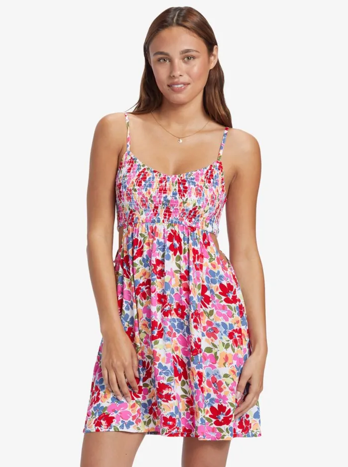 Roxy Dresses Hot Tropics Mini Dress Shocking Pink Bloomin Babe 8211 Women