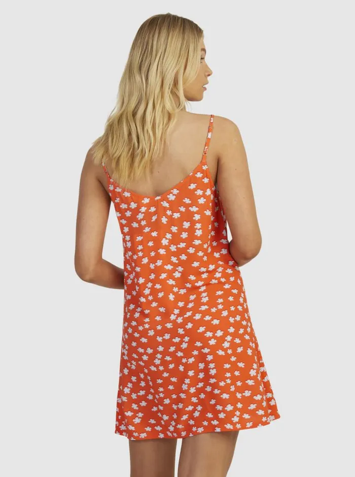 Roxy Dresses Shine A Light Slip Dress Tiger Lily Flower Rain 8211 Women Roxy Dresses Shine A Light Slip Dress Tiger Lily Flower Rain 8211 Women