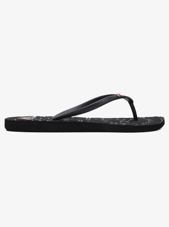 Roxy Flip Flops Antilles Sandals Black 3 8211 Women Roxy Flip Flops Antilles Sandals Black 3 8211 Women