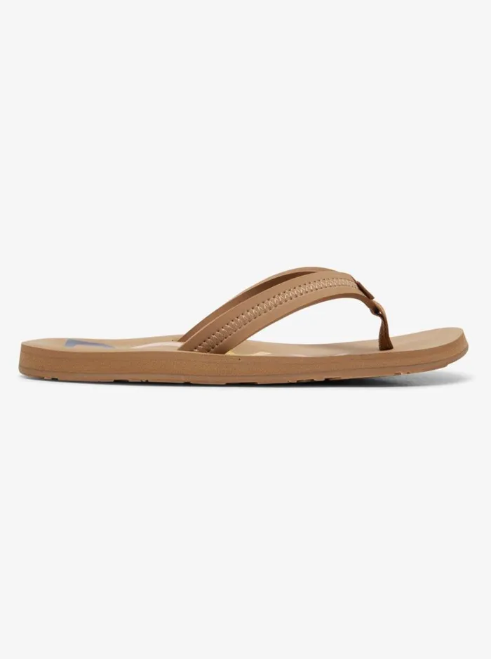 Roxy Flip Flops Vista FlipFlops Tan 8211 Women
