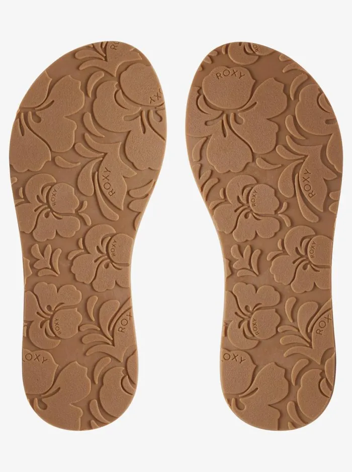 Roxy Flip Flops Vista FlipFlops Tan 8211 Women