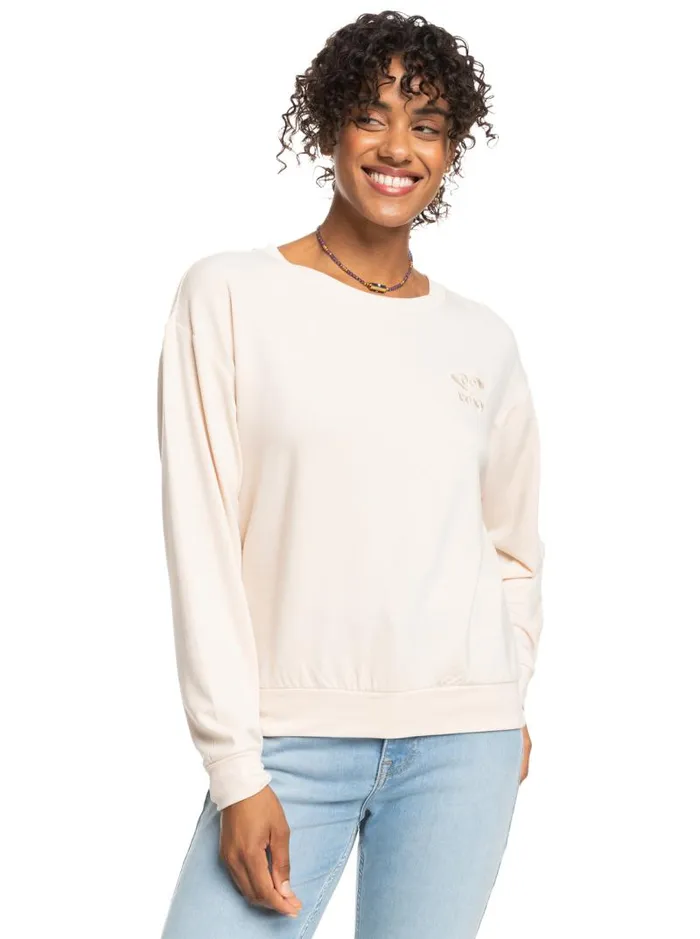 Roxy Jackets Surfing By Moonlight D Cozy Lounge Top Tapioca 8211 Women