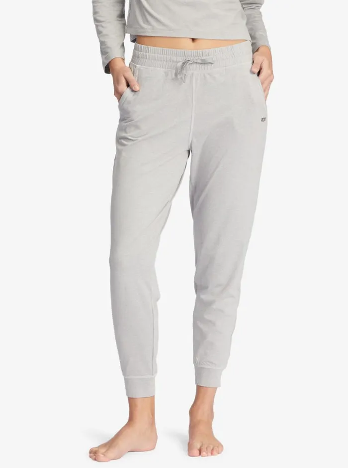 Roxy Loungewear Sun Might Shine Workout Pants Heritage Heather 8211 Women