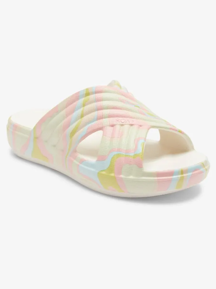 Roxy Sandals Roxy Rivie Print Sandals Crazy Pinksoft Lime 8211 Women