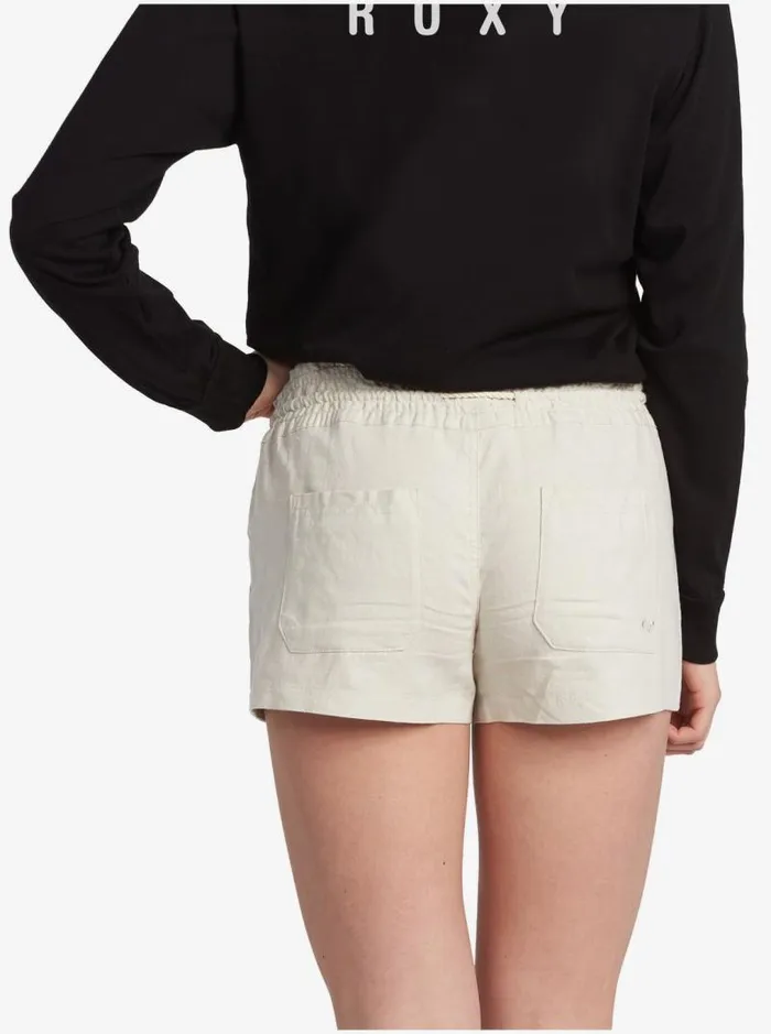 Roxy Shorts Oceanside Elasticized Shorts Stone 8211 Women