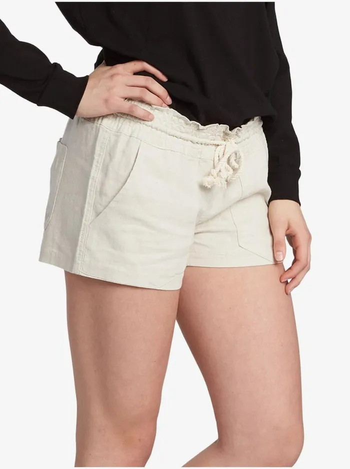 Roxy Shorts Oceanside Elasticized Shorts Stone 8211 Women
