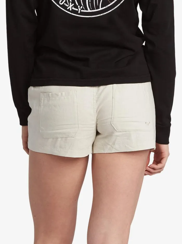 Roxy Shorts Oceanside Elasticized Shorts Stone 8211 Women