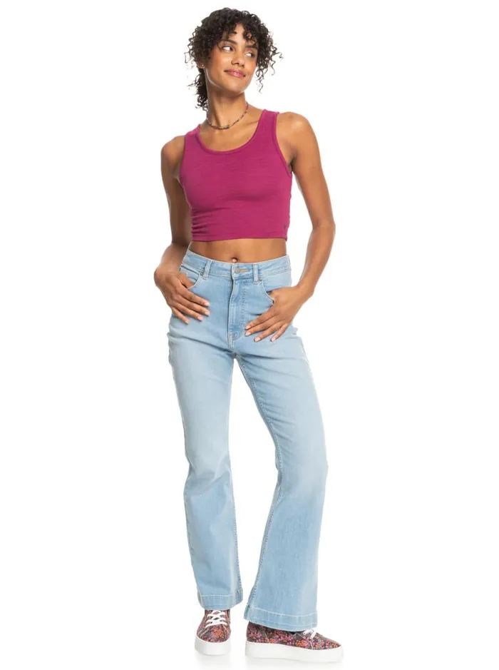 Roxy Tops Good Keepsake Crop Top Raspberry Radiance 8211 Women Roxy Tops Good Keepsake Crop Top Raspberry Radiance 8211 Women