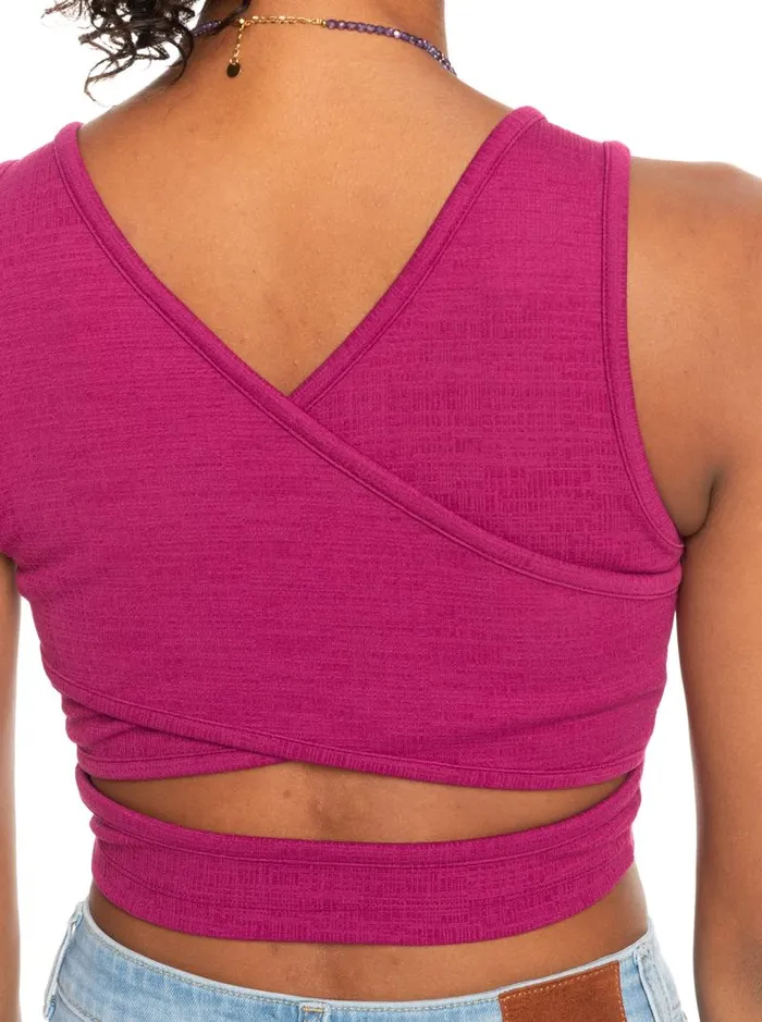 Roxy Tops Good Keepsake Crop Top Raspberry Radiance 8211 Women Roxy Tops Good Keepsake Crop Top Raspberry Radiance 8211 Women