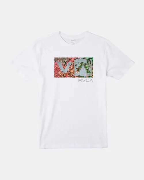 Rvca Balance Box Tee White Men Short Sleeves