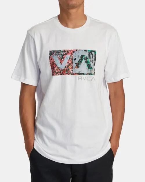 Rvca Balance Box Tee White Men Short Sleeves