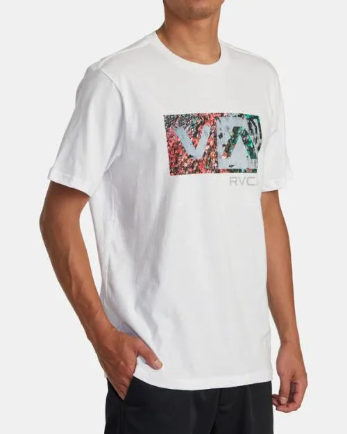 Rvca Balance Box Tee White Men Short Sleeves