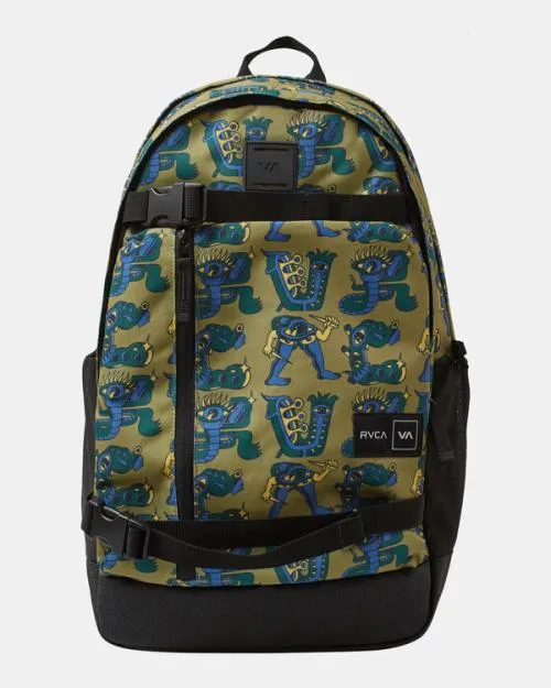 Rvca Curb Skate 29 L Skate Backpack Avocado BoysWomenMen Backpacks and Bags