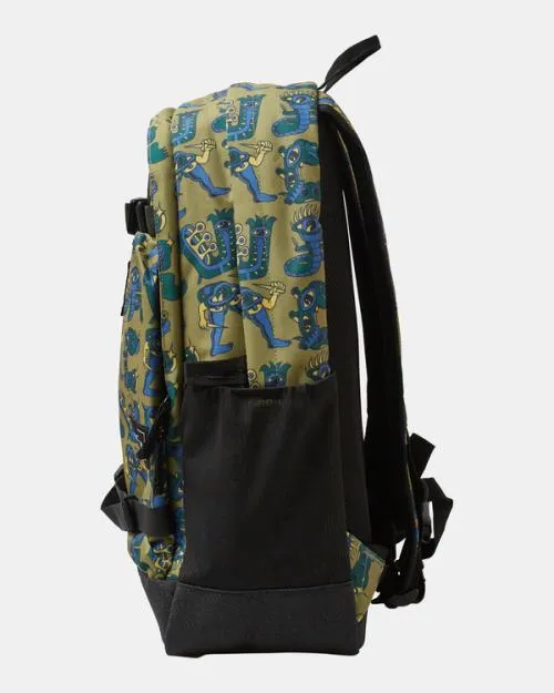 Rvca Curb Skate 29 L Skate Backpack Avocado BoysWomenMen Backpacks and Bags