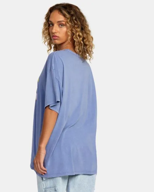 Rvca Day Dream Tee Coast Women Tees and Tanks