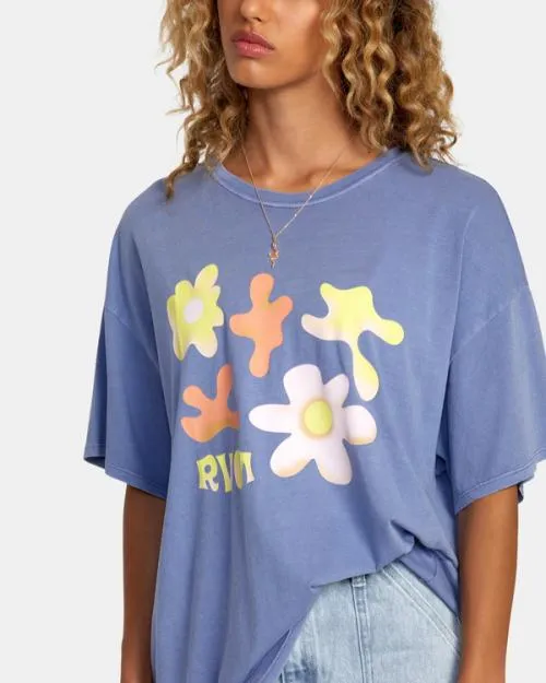 Rvca Day Dream Tee Coast Women Tees and Tanks