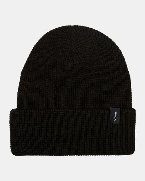 Rvca Dayshift Beanie Black Men Hats and Beanies