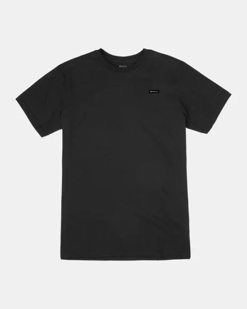 Rvca Icon Tee Black SportMen Short Sleeves