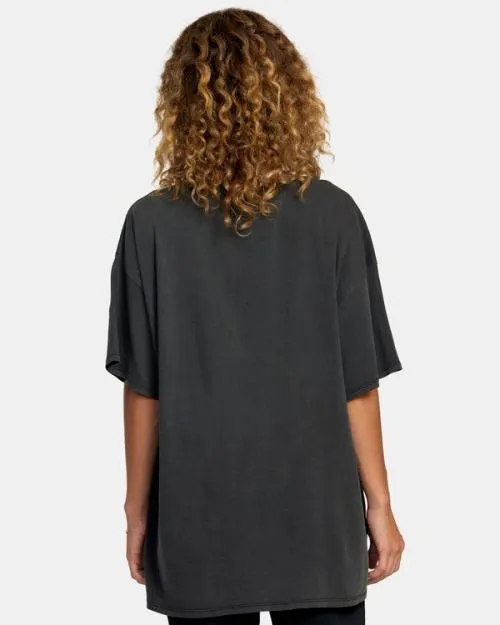 Rvca Martin Ander Potal Tee Rvca Black Women Tees and Tanks