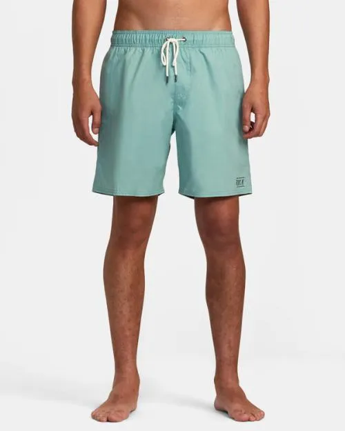 Rvca Opposites Hybrid Elasticized Shorts Green Haze Men Boardshorts