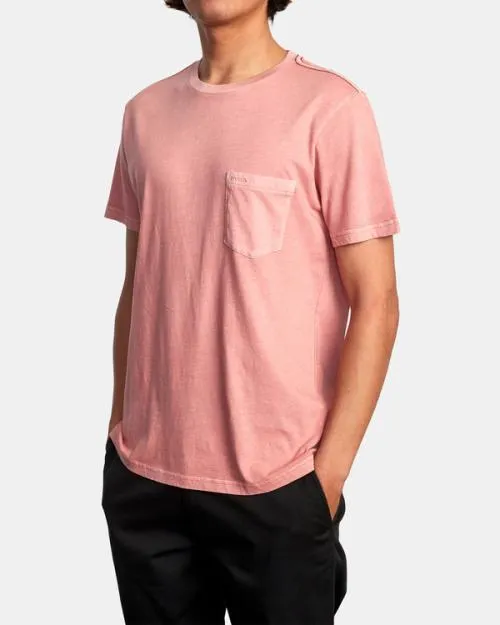 Rvca PTC II Pigment Tee Dusty Rose Men Short Sleeves