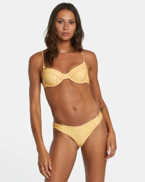 Rvca Sunkissed Underwired Bikini Top Lilikoi Women Bikini Tops