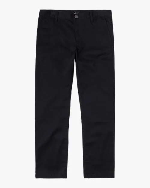 Rvca The Weekend Stretch Pants Black Men Pants