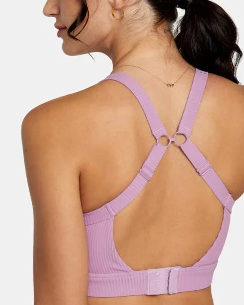 Rvca VA Essential High Impact Sports Bra Lilac SportWomen Tops
