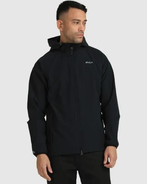 Rvca VA Windbreaker Jacket Black Men Jackets