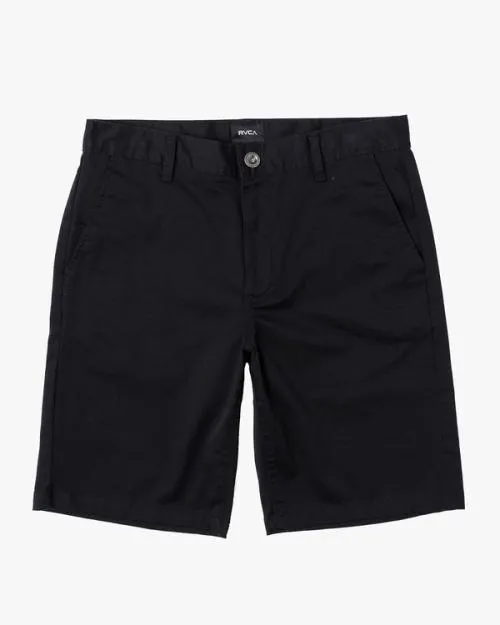 Rvca Weekend Stretch Shorts Black Men Shorts and Hybrids