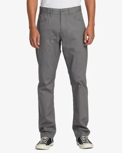 Rvca Weekend Tech Technical Pants Smoke Men Pants