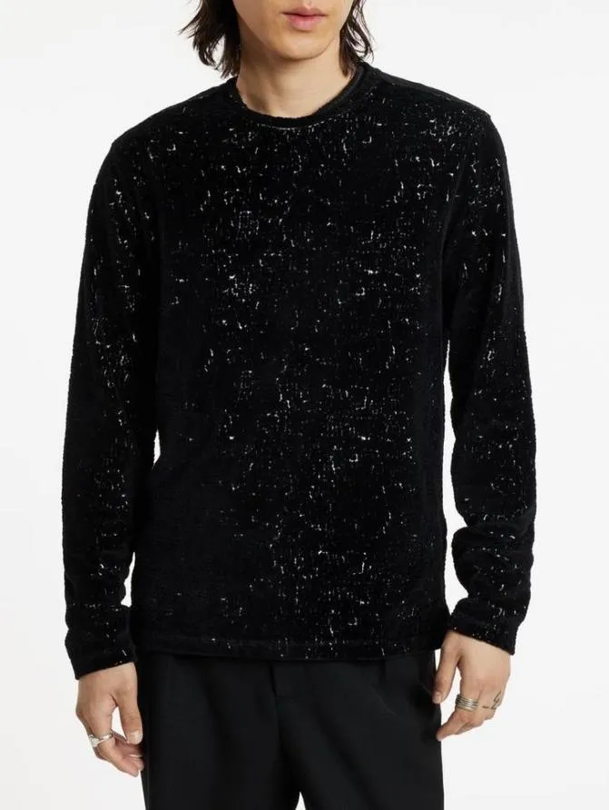 SAUDADES CREWNECK Black Clothing John Varvatos Sweaters