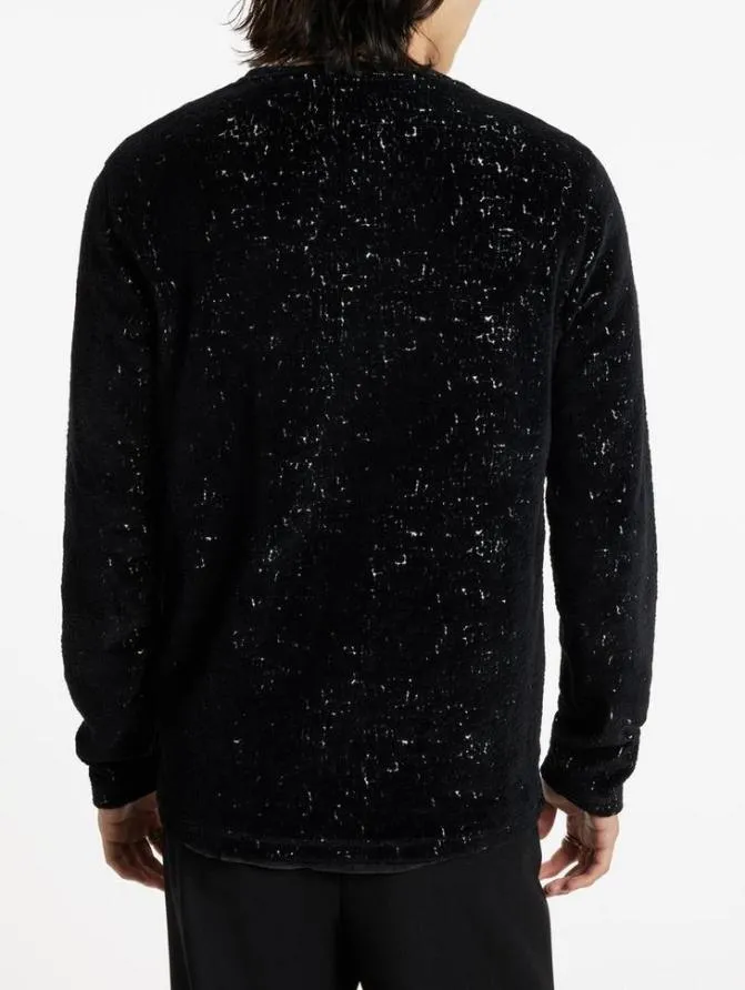 SAUDADES CREWNECK Black Clothing John Varvatos Sweaters
