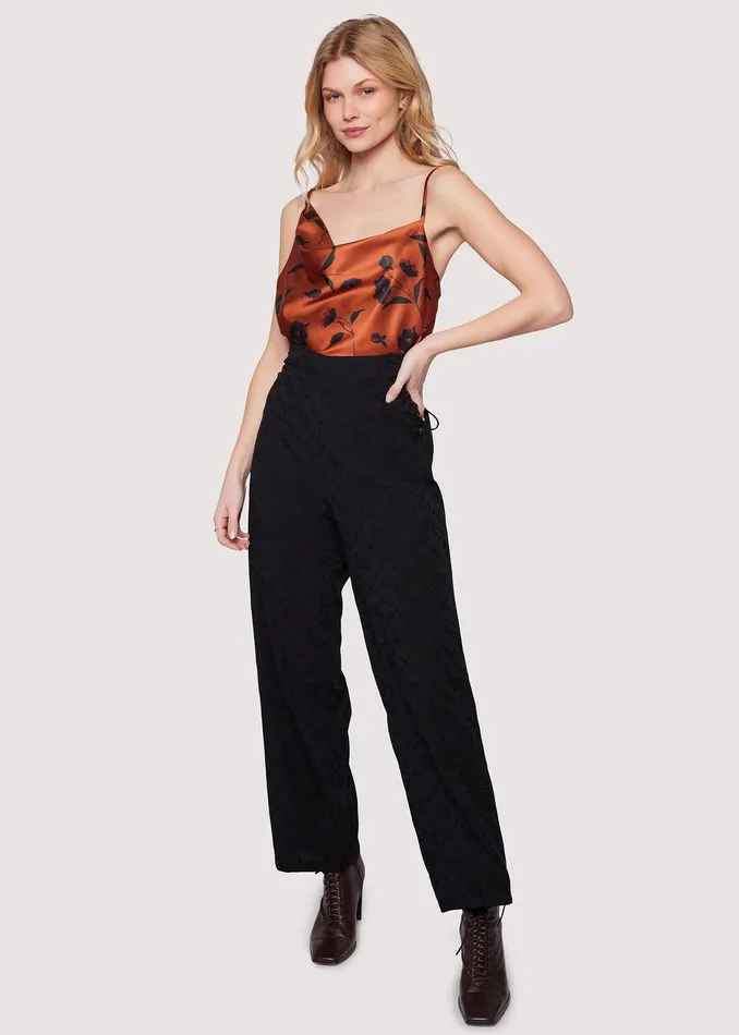 Sepia Dahlia Top Brownfloral Women Lost Wander Tops