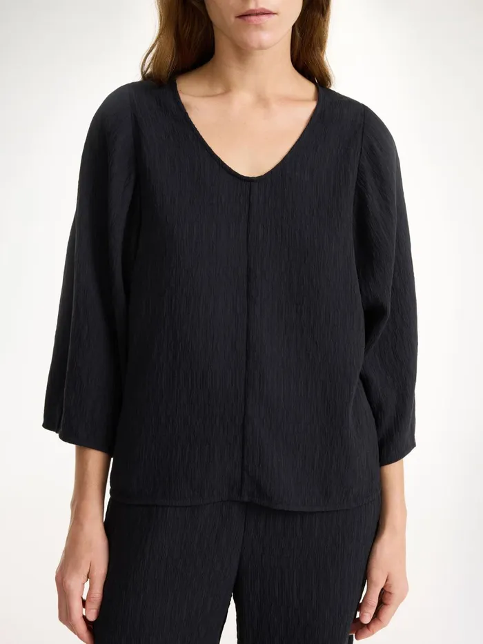 Shirts and Blouses Women By Malene Birger Calyas Blouse Black