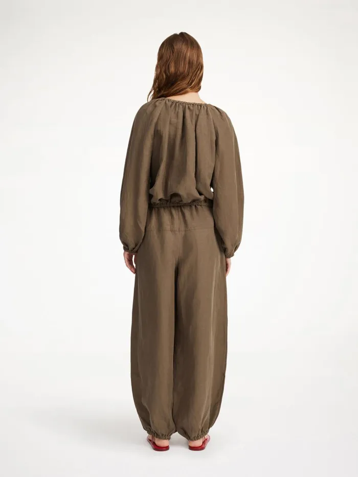 Shirts and Blouses Women By Malene Birger Lalow Blouse Shitake Shirts and Blouses Women By Malene Birger Lalow Blouse Shitake