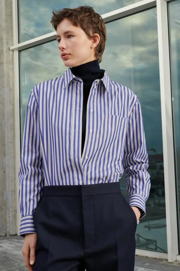 Shirts Women Soeur SAPPHIRE SHIRT Blueoffwhite