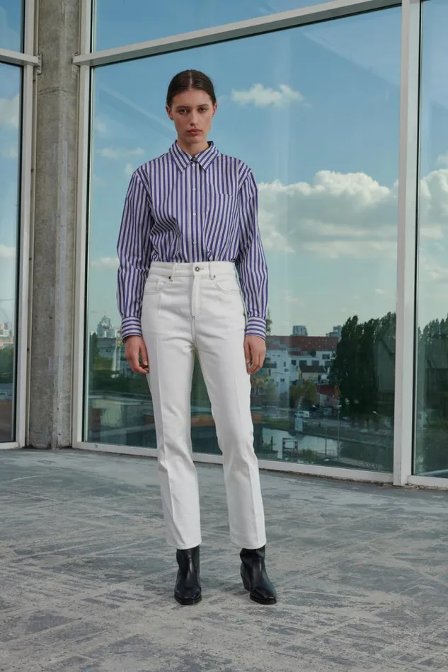 Shirts Women Soeur SAPPHIRE SHIRT Blueoffwhite