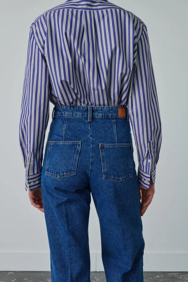 Shirts Women Soeur SAPPHIRE SHIRT Blueoffwhite