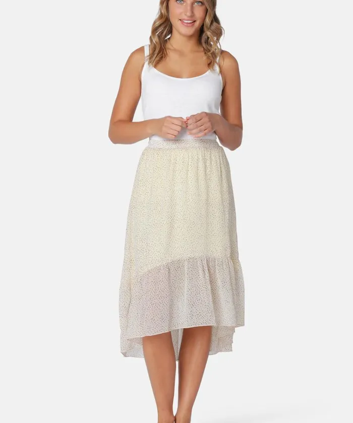 Skirt 8211 Flan Yellow Clothing Ilse Jacobsen Skirts