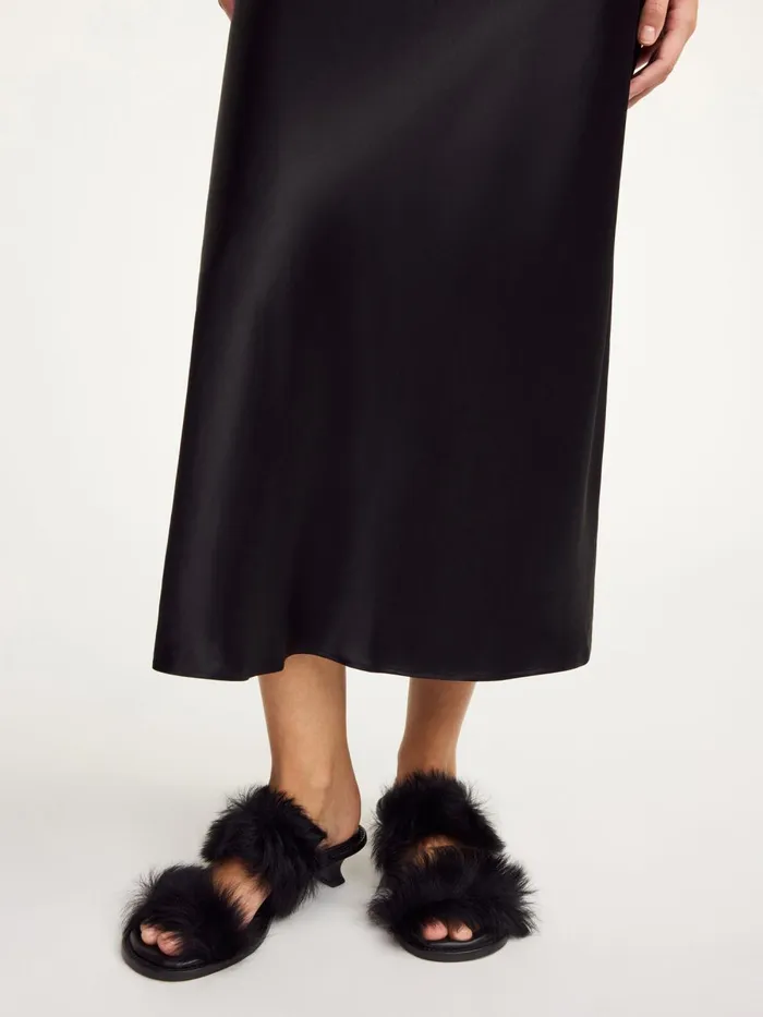 Skirts Women By Malene Birger Boshan Midi Skirt Black Skirts Women By Malene Birger Boshan Midi Skirt Black