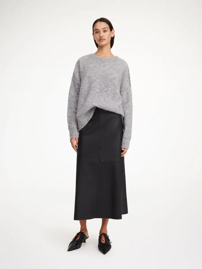 Skirts Women By Malene Birger Simoas Leather Skirt Black
