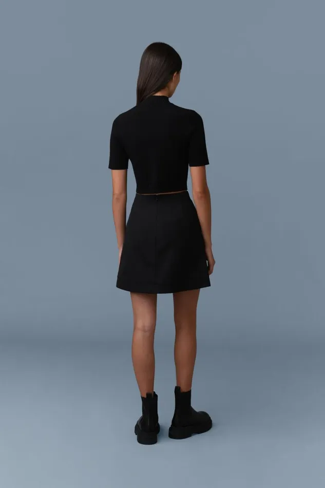 Skirts Women Mackage NELLACO Panelled Cotton ALine Skirt