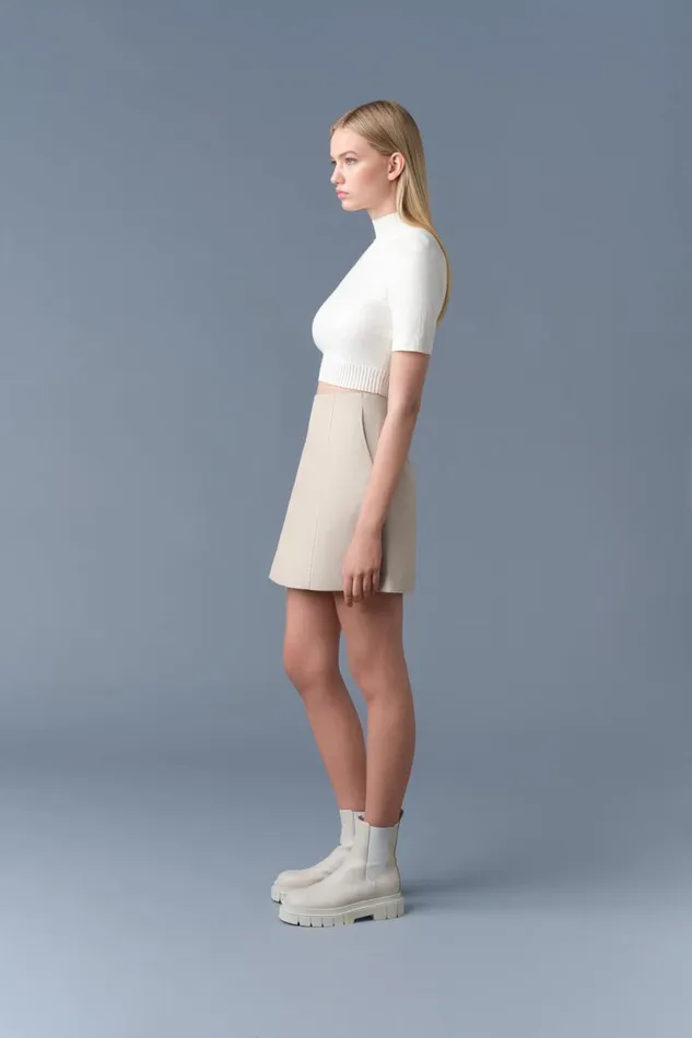 Skirts Women Mackage NELLACO Panelled Cotton ALine Skirt