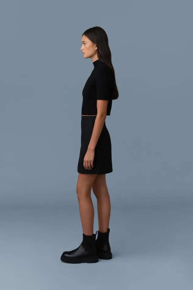 Skirts Women Mackage NELLACO Panelled Cotton ALine Skirt