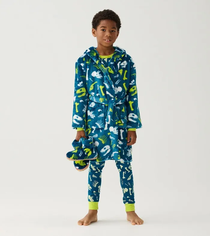 Sleepwear Boys Hatley Baby Boys Dino Fossils Fleece Robe