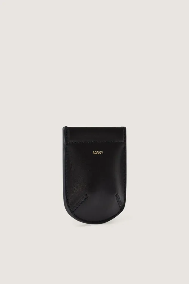 Small Leather Goods Women Soeur VENTI PURSE Black